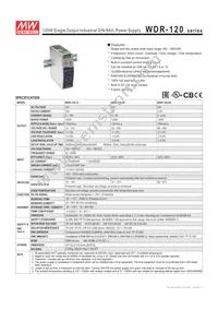 WDR-120-48 Datasheet Cover