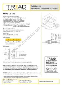 WDU12-100 Cover