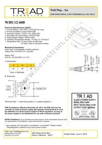 WDU12-600 Cover