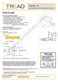 WDU24-300 Datasheet Cover