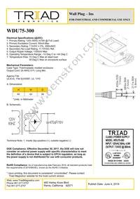 WDU75-300 Cover