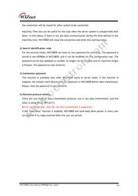 WIZ108SR Datasheet Page 20