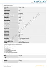 WL12-3P1731 Datasheet Page 3