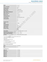 WL12-3P2431 Datasheet Page 3