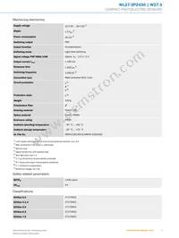 WL27-3P2430 Datasheet Page 3