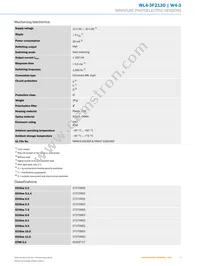 WL4-3F2130 Datasheet Page 3