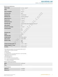WL9-3P3430 Datasheet Page 3