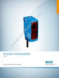 WLA16P-1H162100A00 Datasheet Cover