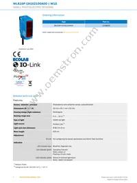 WLA16P-1H162100A00 Datasheet Page 2