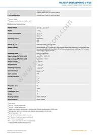 WLA16P-1H162100A00 Datasheet Page 3