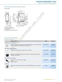 WLA16P-1H162100A00 Datasheet Page 11