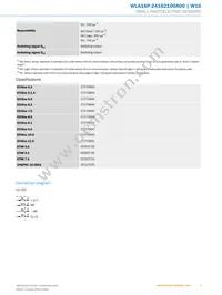 WLA16P-24162100A00 Datasheet Page 5