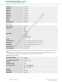 WLA16P-2416210BA00 Datasheet Page 4