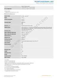 WLA16P-34162100A00 Datasheet Page 3