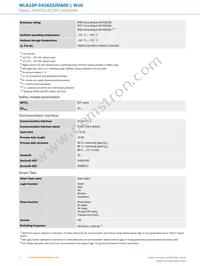 WLA16P-34162100A00 Datasheet Page 4