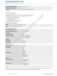 WLA26P-24162100A00 Datasheet Page 4