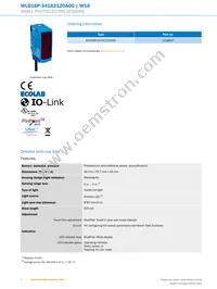 WLG16P-34162120A00 Datasheet Page 2