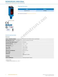 WLG4S-3E1134 Datasheet Page 2