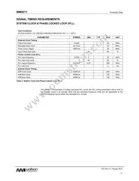 WM0011ECS/R Datasheet Page 17