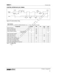 WM0011ECS/R Datasheet Page 22