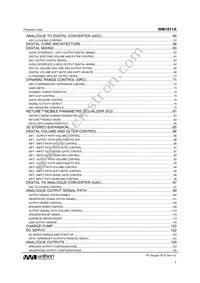 WM1811AECS/R Datasheet Page 3
