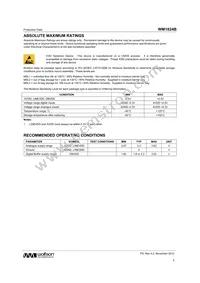 WM1824BGEDT Datasheet Page 5