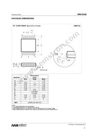 WM1824BGEDT Datasheet Page 21