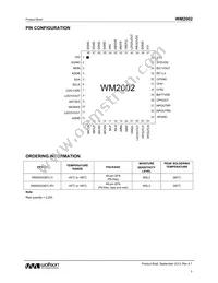 WM2002GEFL Datasheet Page 3