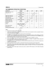 WM5102ECS/R Datasheet Page 14