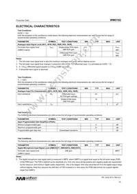 WM5102ECS/R Datasheet Page 15