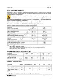 WM8152SCDS/RV Datasheet Page 5