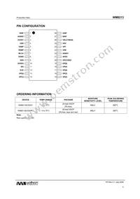 WM8213SCDS/RV Datasheet Page 3