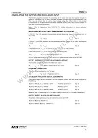 WM8213SCDS/RV Datasheet Page 21
