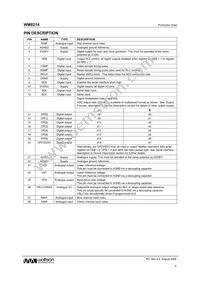WM8214SCDS/RV Datasheet Page 4