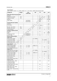 WM8214SCDS/RV Datasheet Page 7