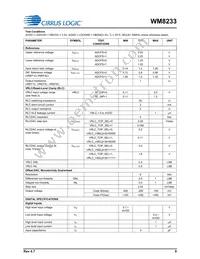 WM8233GEFL/RV Datasheet Page 9