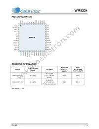 WM8234GEFL/RV Datasheet Page 5