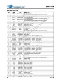 WM8234GEFL/RV Datasheet Page 6