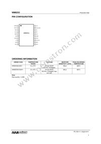 WM8253SCDS/RV Datasheet Page 3