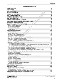 WM8255SEFL/R Datasheet Page 2