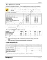 WM8255SEFL/R Datasheet Page 6