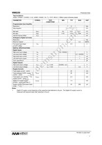 WM8259SCDS/V Datasheet Page 7