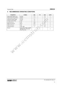 WM8350GEB/V Datasheet Page 15