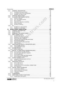 WM8351CGEB/V Datasheet Page 5