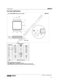 WM8524CGEDT/R Datasheet Page 23