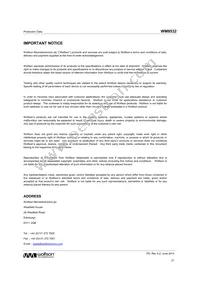 WM8532CGEFL/V Datasheet Page 21