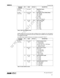 WM8533ECSN/R Datasheet Page 22