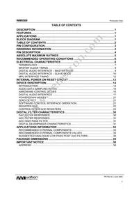 WM8569SEDS/V Datasheet Page 2