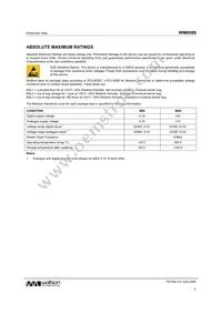 WM8569SEDS/V Datasheet Page 5