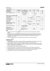 WM8569SEDS/V Datasheet Page 7